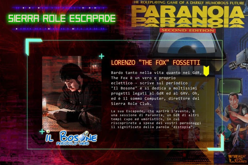 Sierra Role Escapade: il 20-21 Febbraio GdR via Discord con autori ed altri ospiti