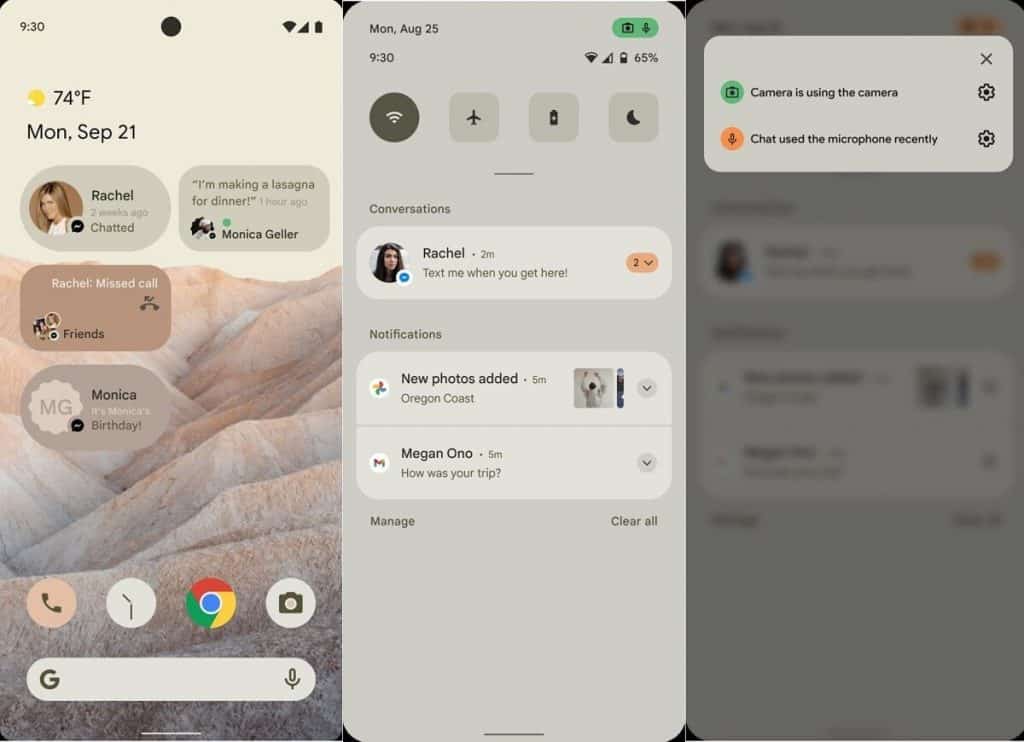 Android 12: rivelate le prime immagini della nuova interfaccia